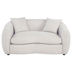 Isabella Fabric Upholstered Loveseat Sand
