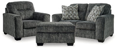 Best Furniture Outlet - Ashley Furniture - Lonoke Loveseat, Oversized Chair and Ottoman - Loveseat, Oversized Chair and Ottoman - 50504U10