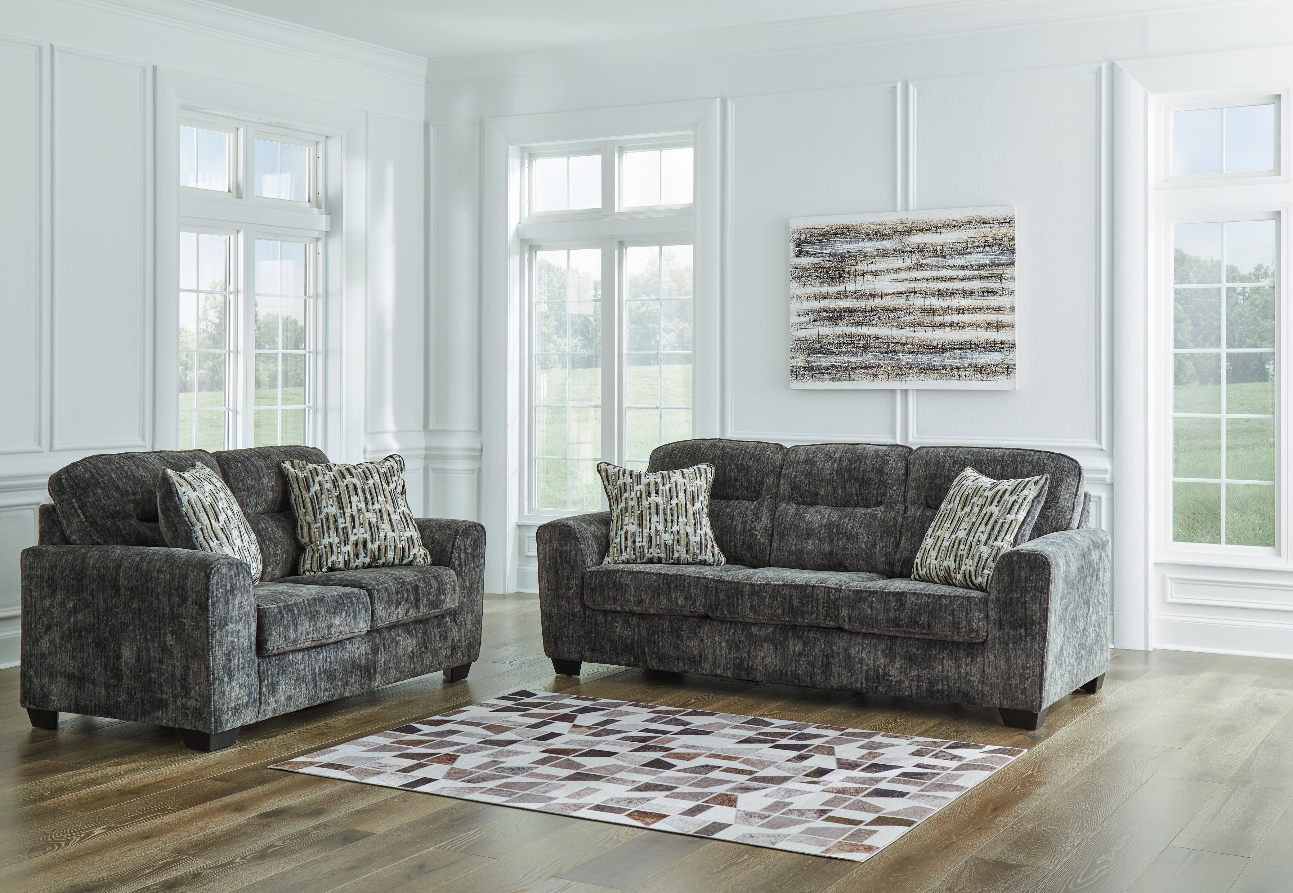 Best Furniture Outlet - Ashley Furniture - Lonoke Sofa and Loveseat - Sofa and Loveseat - 50504U1
