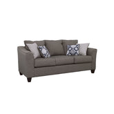 Best Furniture Outlet - Coaster - Salizar Upholstered Flared Arm Sofa Charcoal Grey - 506021