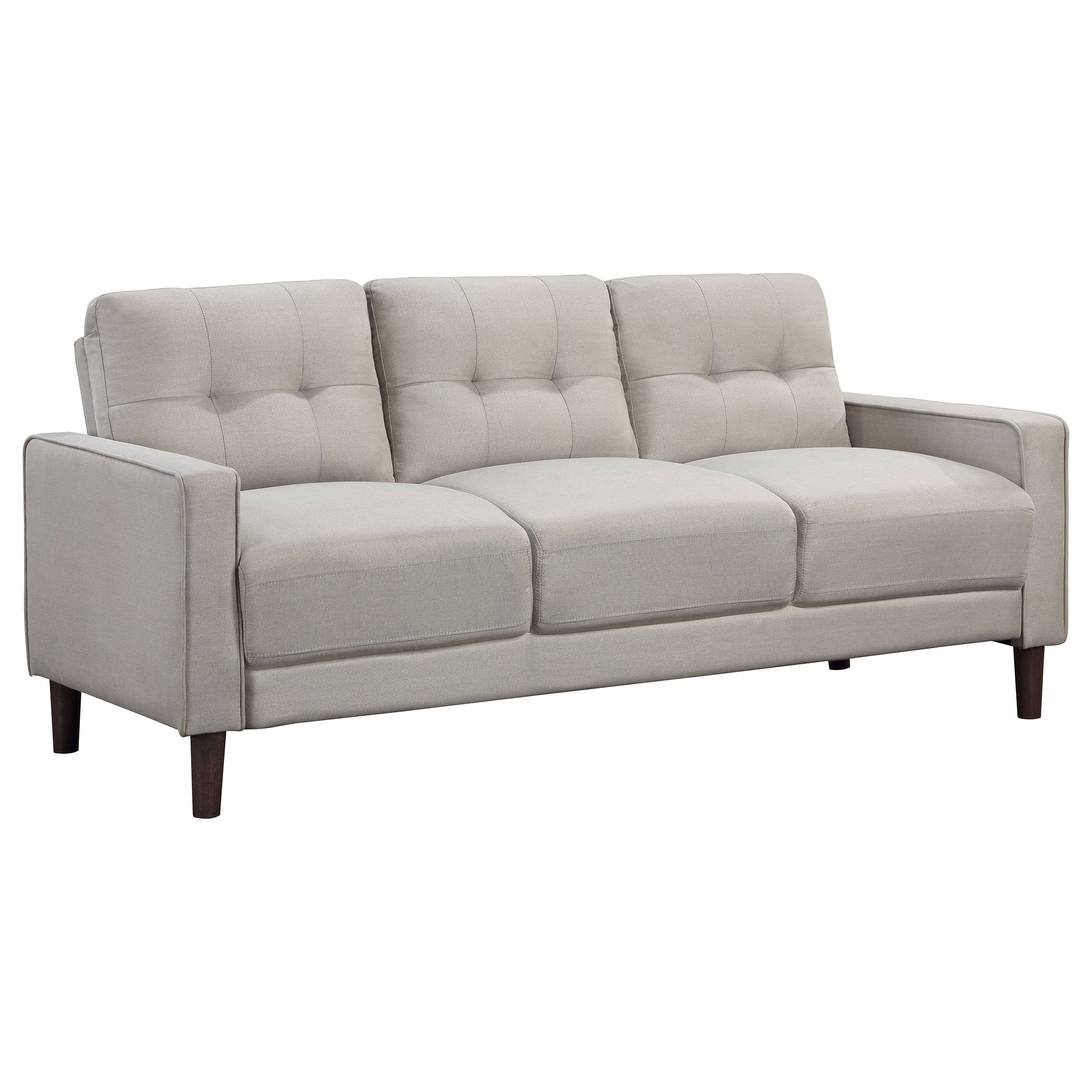 Best Furniture Outlet - Coaster - Bowen Upholstered Track Arm Tufted Sofa Beige - 506785