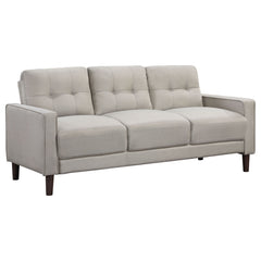 Best Furniture Outlet - Coaster - Bowen Upholstered Track Arm Tufted Sofa Beige - 506785