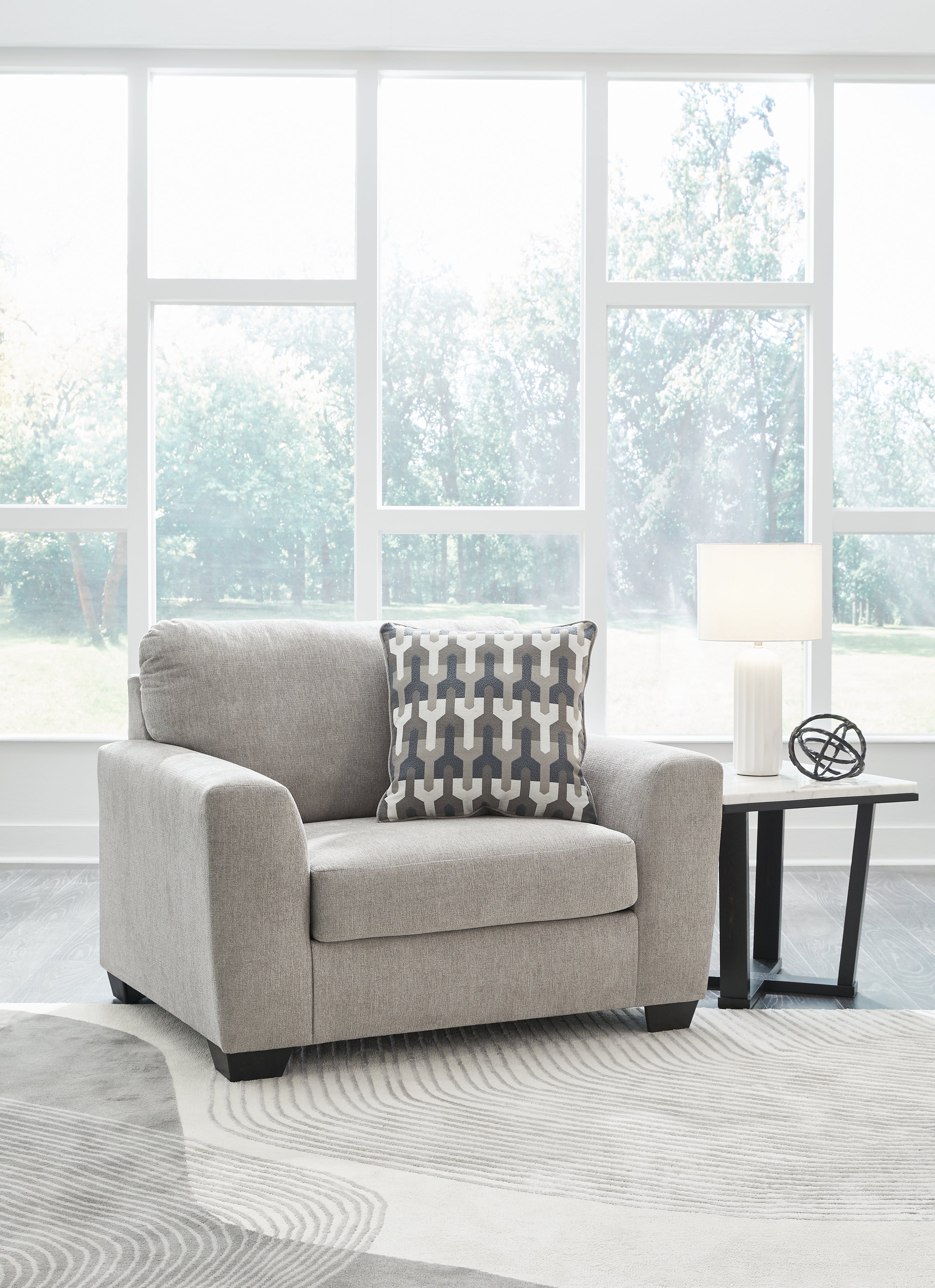 Best Furniture Outlet - Ashley Furniture - Avenal Park Living Room - Chair and a Half / Flannel - 5080523