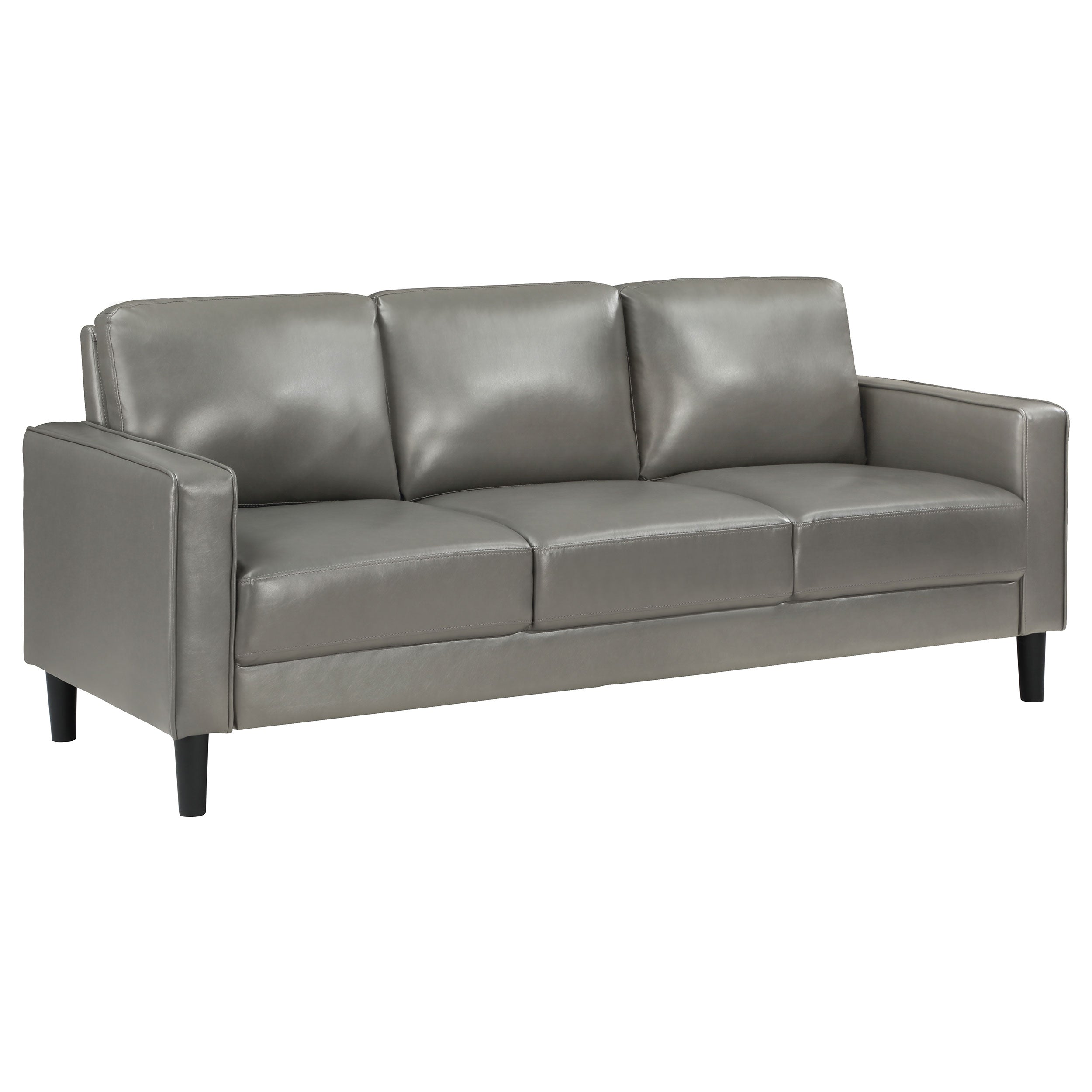 Best Furniture Outlet - Coaster - Ruth Upholstered Track Arm Sofa Grey - 508365