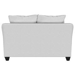 Salizar Upholstered Flared Arm Loveseat Sand