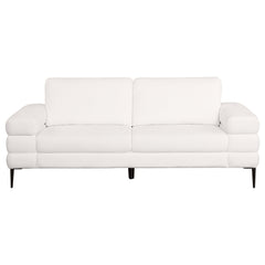 Jessel 2-piece Chenille Upholstered Sofa Set Ivory