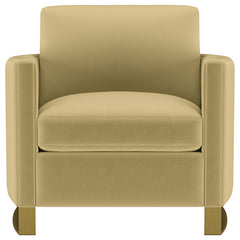 Corliss 3-piece Velvet Upholstered Sofa Set Camel