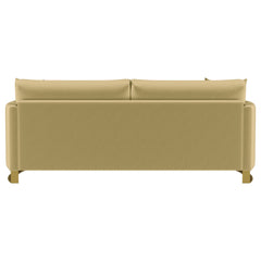 Corliss Upholstered Curved Track Arm Sofa Camel