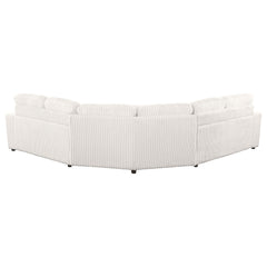 Emberson 3-piece Upholstered Modular Sectional Sofa Ivory