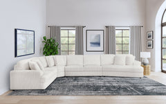 Best Furniture Outlet - Coaster - Emberson 4-piece Upholstered Modular Sectional Sofa Ivory - 508851-SEC