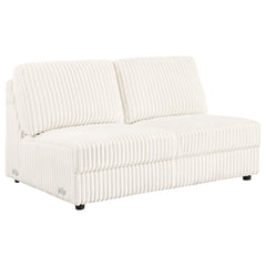 Emberson 5-piece Upholstered Modular Sectional Sofa Ivory