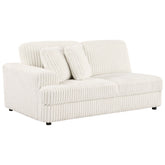 Best Furniture Outlet - Coaster - Emberson Upholstered LAF Loveseat Ivory - 508851