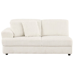 Emberson Upholstered LAF Loveseat Ivory