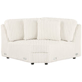 Best Furniture Outlet - Coaster - Emberson Upholstered Wedge Ivory - 508852