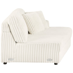Emberson Upholstered RAF Cuddler Ivory