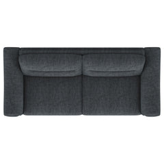 Nolan Upholstered Sloped Track Arm Sofa Charcoal