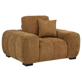 Best Furniture Outlet - Coaster - Octavia Upholstered Track Arm Accent Chair Amber - 509343