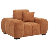 Best Furniture Outlet - Coaster - Octavia Upholstered Track Arm Accent Chair Orange - 509353