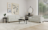 Best Furniture Outlet - Coaster - Deerhurst 2-piece Upholstered Track Arm Sofa Set Greige - 509647-S2