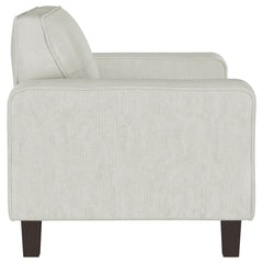 Deerhurst Upholstered Track Arm Tufted Loveseat Greige