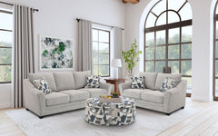 Best Furniture Outlet - Coaster - Tomkins 2-piece Boucle Upholstered Sofa Set Light Grey - 509671-S2