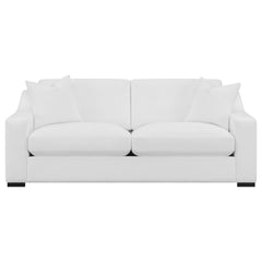 Ashlyn Upholstered Sloped Arm Sofa White