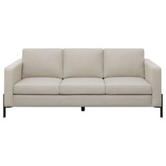 Tilly Upholstered Track Arm Sofa Oatmeal