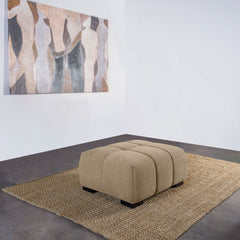 Octavia Upholstered Rectangular Ottoman Camel
