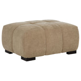 Best Furniture Outlet - Coaster - Octavia Upholstered Rectangular Ottoman Camel - 509964