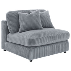 Best Furniture Outlet - Coaster - Blaine Upholstered Armless Chair Fog - 509997