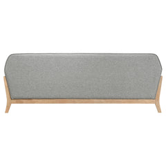 Vaughn Fabric Upholstered Flared Arm Sofa Grey