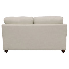 Glenn 3-piece Upholstered Sofa Set Light Grey and Grey