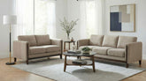 Best Furniture Outlet - Coaster - Islington 2-piece Upholstered Panel Arm Sofa Set Taupe - 511101-S2