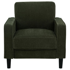 Ruth 3-piece Fabric Upholstered Track Arm Sofa Matcha Green