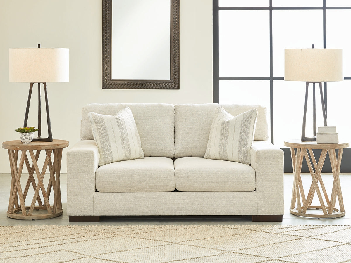 Best Furniture Outlet - Ashley Furniture - Maggie Living Room - Loveseat / Birch - 5200335