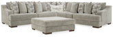 Best Furniture Outlet - Ashley Furniture - Bayless 3-Piece Sectional and Ottoman - 3-Piece Sectional and Ottoman - 52304U2