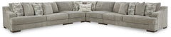 Best Furniture Outlet - Ashley Furniture - Bayless Sectional - LAF 5-Piece Sectional / Smoke - 52304S3
