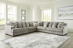 Best Furniture Outlet - Ashley Furniture - Bayless Sectional - LAF 5-Piece Sectional / Smoke - 52304S3