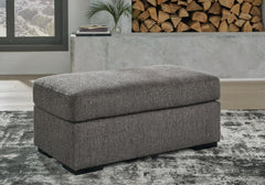 Best Furniture Outlet - Ashley Furniture - Gardiner Living Room - Ottoman / Pewter - 5240414