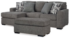 Best Furniture Outlet - Ashley Furniture - Gardiner Sofa Chaise and Ottoman - Sofa Chaise and Ottoman - 52404U1