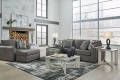 Gardiner Sofa Chaise and Ottoman