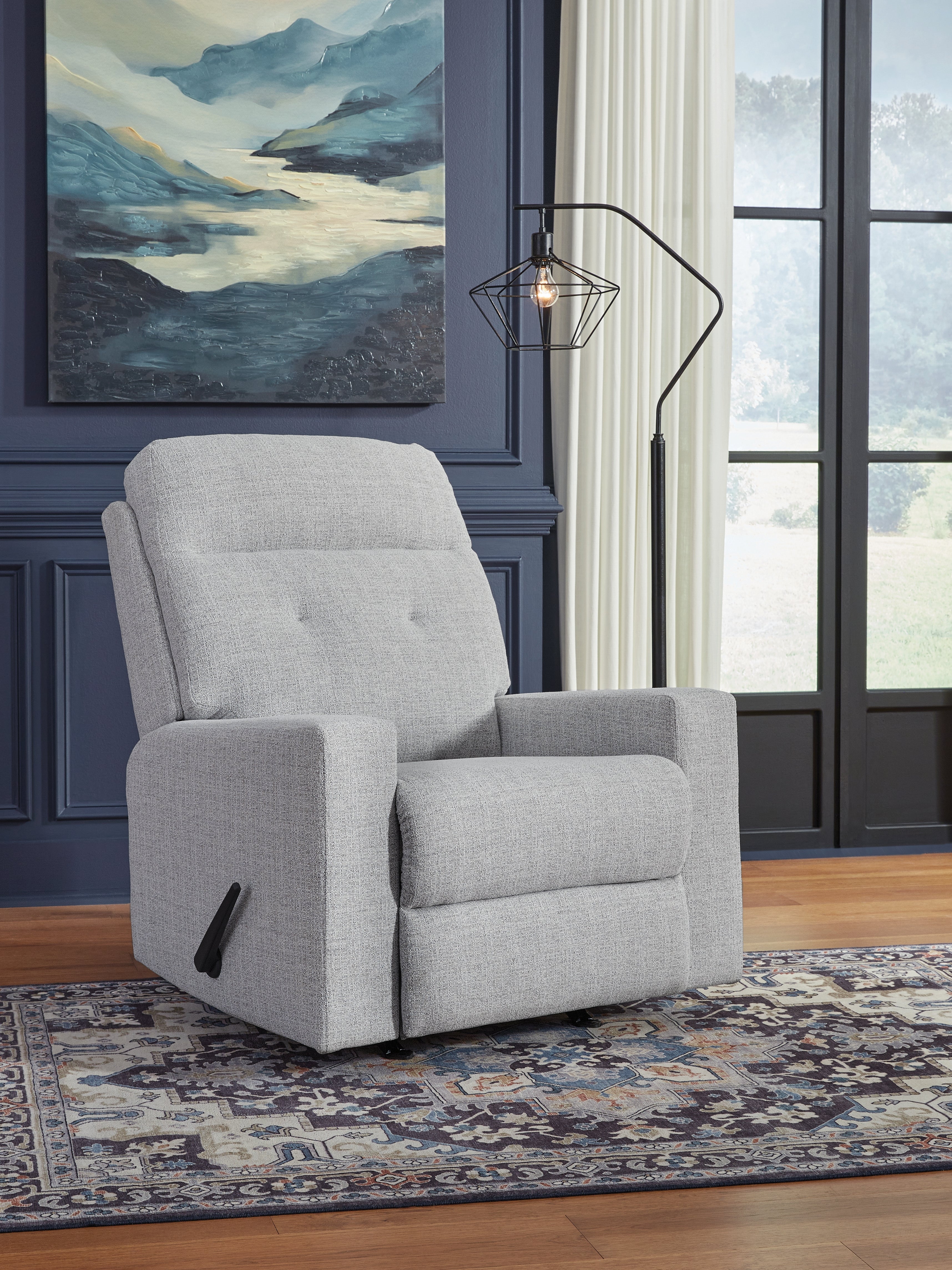 Best Furniture Outlet - Ashley Furniture - Skillins Living Room - Rocker Recliner / Stone - PC5320425