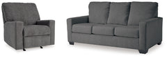 Best Furniture Outlet - Ashley Furniture - Rannis Full Sofa Sleeper and Recliner - Full Sofa Sleeper and Recliner - 53602U1