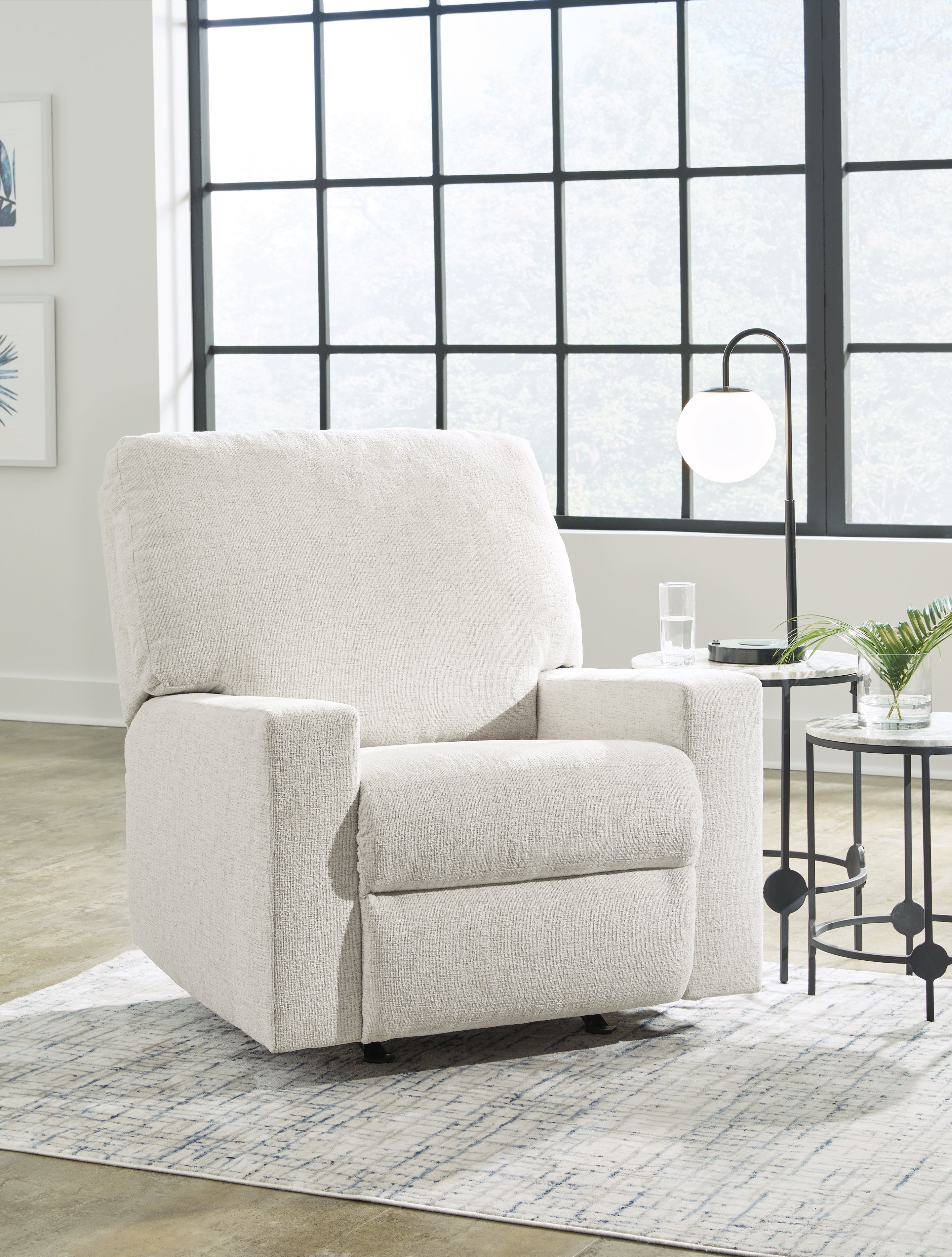 Best Furniture Outlet - Ashley Furniture - Rannis Living Room - Rocker Recliner / Snow - 5360325