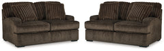 Best Furniture Outlet - Ashley Furniture - Aylesworth 2 Loveseats - 2 Loveseats - 53702U5