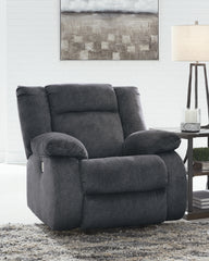 Best Furniture Outlet - Ashley Furniture - Burkner Living Room - Power Rocker Recliner / Marine - 5380498