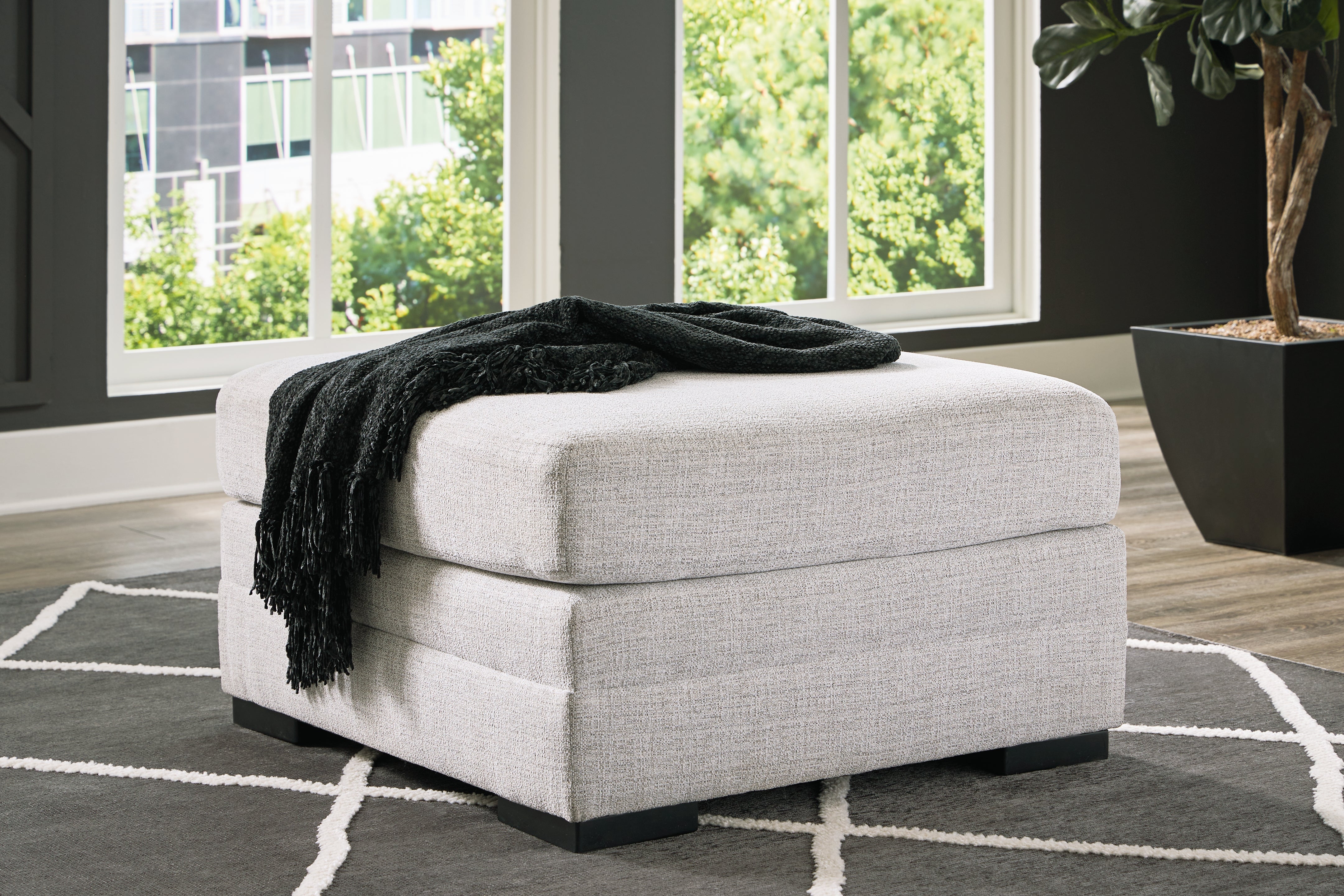 Best Furniture Outlet - Ashley Furniture - Koralynn Living Room - Oversized Accent Ottoman / Stone - 5410208