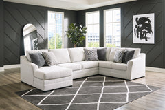 Best Furniture Outlet - Ashley Furniture - Koralynn Sectional - RAF 3-Piece Sectional with Chaise / Stone - 54102S1