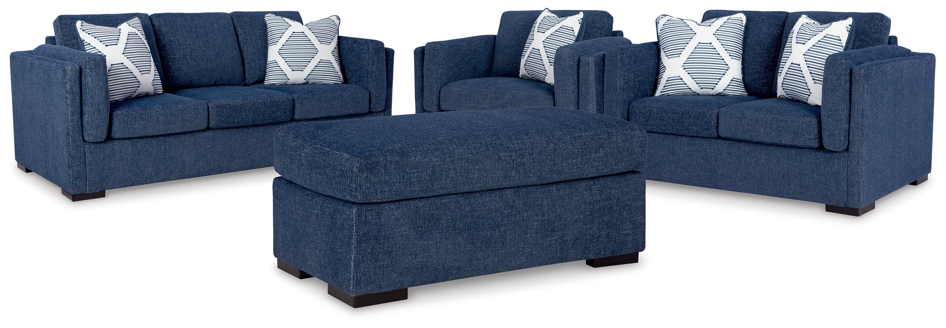 Best Furniture Outlet - Ashley Furniture - Evansley Sofa, Loveseat, Oversized Chair and Ottoman - Sofa, Loveseat, Oversized Chair and Ottoman - 54502U3