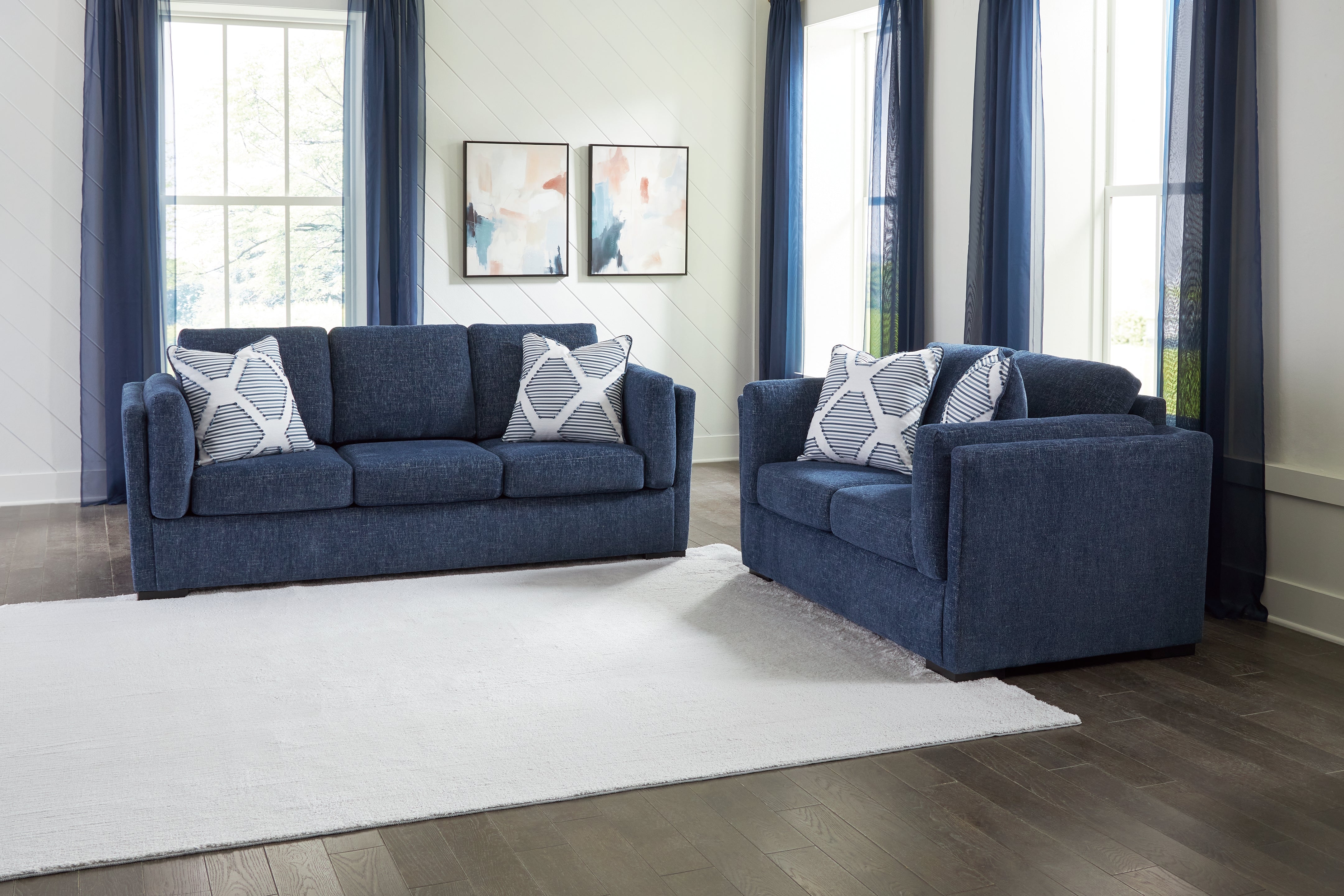 Best Furniture Outlet - Ashley Furniture - Evansley Sofa and Loveseat - Sofa and Loveseat - 54502U2